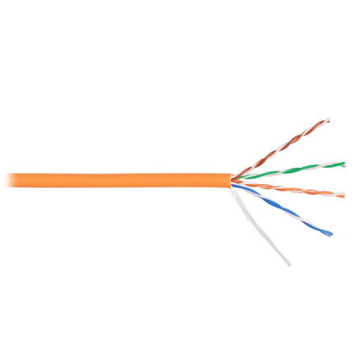 Кабель NIKOLAN U/UTP 4 пары, Кат.5e (Класс D), тест по ISO/IEC, 100МГц, одножильный, BC (чистая медь), 24AWG (0,511мм), внутренний, LSZH нг(А)-HFLTx, синий, 305м - гарантия: 15 лет расширенная / 25 лет системная